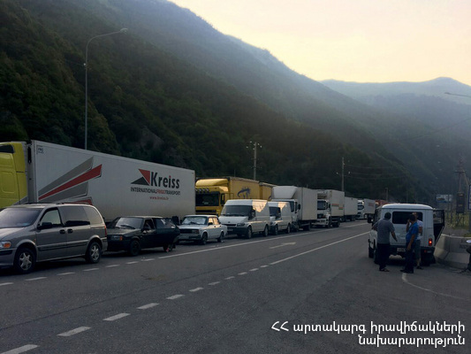 ՀՀ տարածքում ավտոճանապարհները հիմնականում անցանելի են