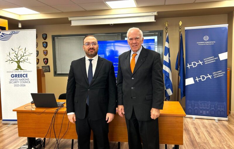 Քննարկվել են Հայաստանի դիվանագիտական դպրոցի և  Հունաստանի դիվանագիտական ակադեմիայի միջև համագործակցության հեռանկարները