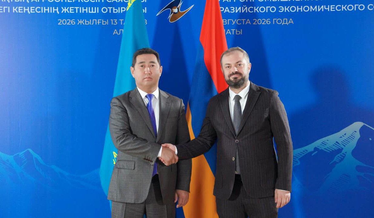 Պապոյանն ընդգծել է հայկական գյուղատնտեսական ու պարենային արտադրանքի՝ Ղազախստան արտահանման ավելացման ներուժը