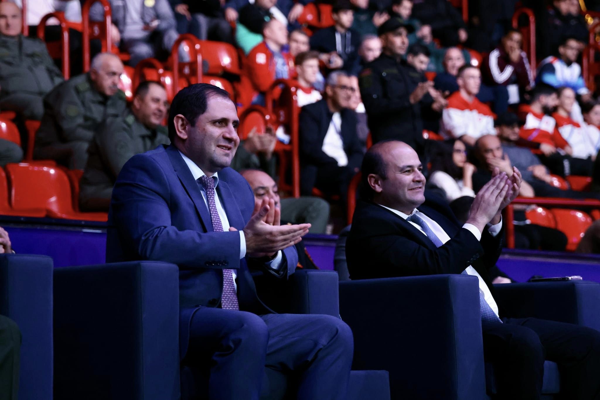 Պապիկյանը հետևել է Երևանում անցկացվող Ըմբշամարտի զինվորականների աշխարհի 37-րդ առաջնության եզրափակիչ գոտեմարտերին