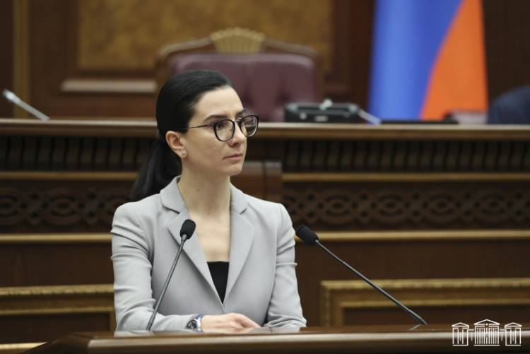 Ալեն Սիմոնյանը «փրկել» է դատախազին և ընդունել ԱԺ-ի մոտ բողոքի ակցիա անող սևազգեստ մայրերին. «Հրապարակ»