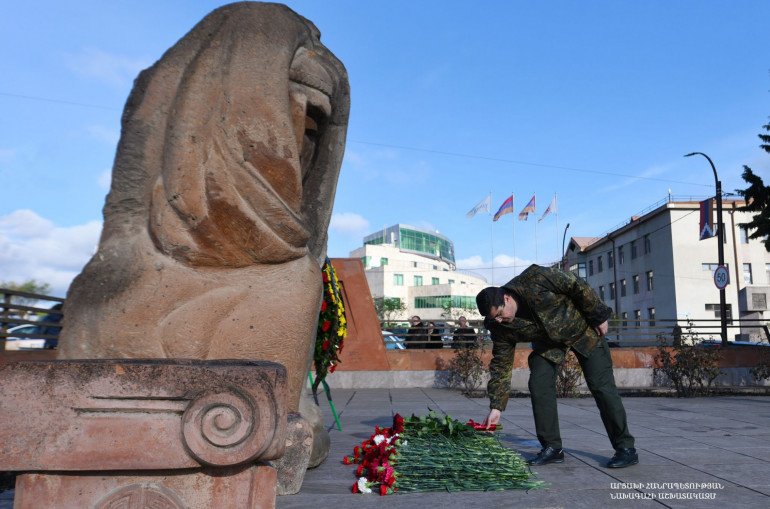 Президент Арцаха почтил память жертв спитакского землетрясения