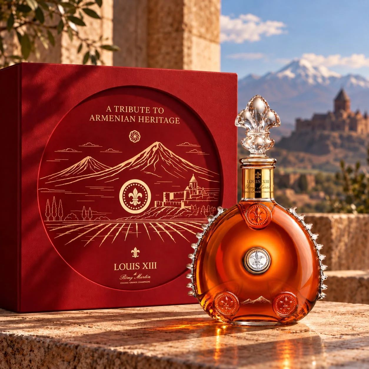 Louis XIII-ը դեկանտեր է ներկայացրել Արարատի և Խոր վիրապի պատկերով
