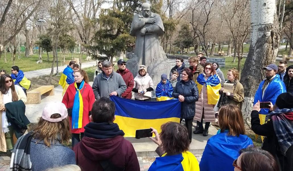 В Ереване прошла очередная акция солидарности с Украиной