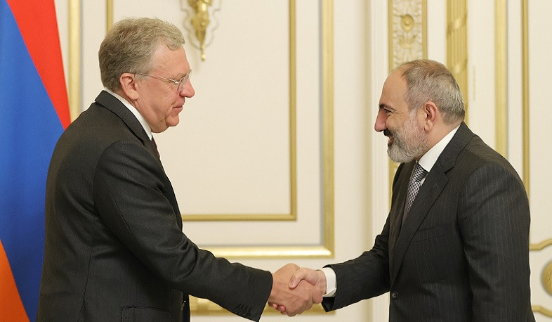 Премьер-министр Пашинян принял председателя Счетной палаты РФ Алексея Кудрина
