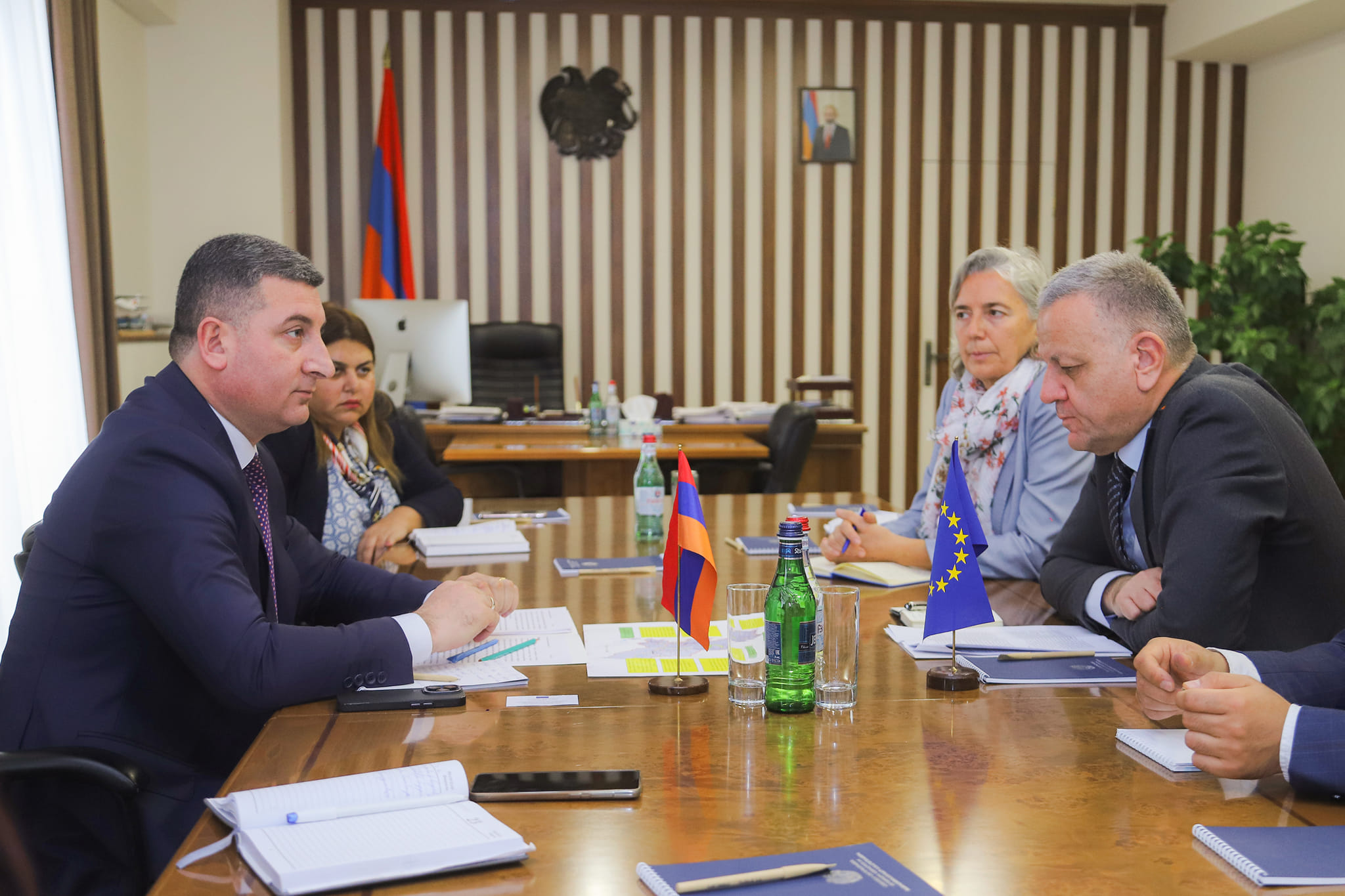Սանոսյանը Մարագոսի հետ հանդիպմանը կարևորել է տարբեր ուղղություններով Հայաստան-ԵՄ համագործակցությունը