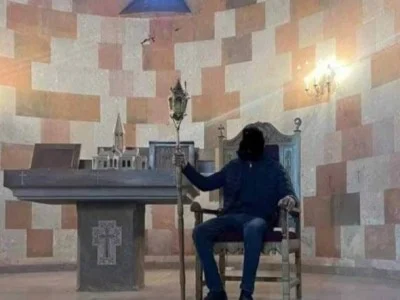 Ադրբեջանցի վանդալների թիրախում է հայտնվել Ստեփանակերտի Աստվածամոր Սուրբ Հովանի Մայր Տաճարը