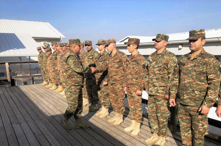 ՊՆ խաղաղապահ բրիգադի հրամանատարը այցելել է Կոսովո, հանդիպել խաղաղապահ առաքելություն իրականացնող հայկական զորախմբի զինծառայողներին