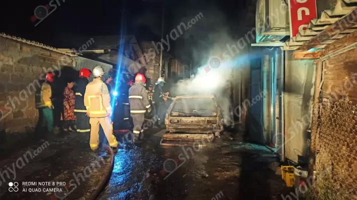 Նոր Խարբերդում դիտավորությամբ հրդեհել են ВАЗ 2109 մակնիշի ավտոմեքենա