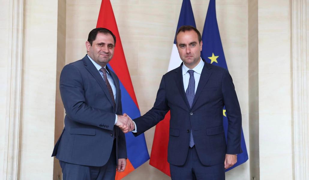 Հայաստան-Ֆրանսիա երկարամյա բարեկամությունը և համագործակցությունը, այդ թվում՝ պաշտպանության բնագավառում․ Պապիկյանը՝ Լըկորնյուին