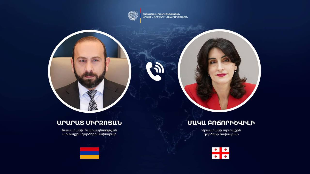 Միրզոյանը և Վրաստանի ԱԳ նախարարը քննակել են Հարավային Կովկասում խաղաղության ապահովման հարցերը