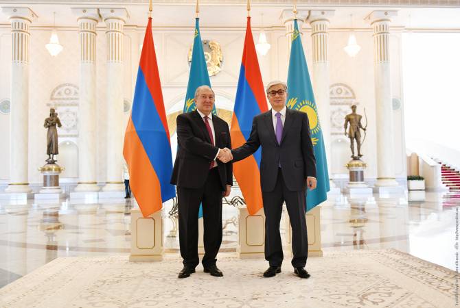 Նախագահ Արմեն Սարգսյանին շնորհավորել է Ղազախստանի նախագահ Կասիմ- Ժոմարտ Տոկաևը