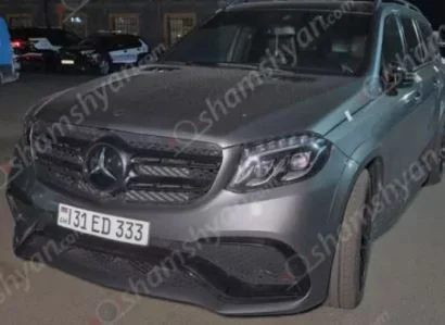 Պարեկները հայտնաբերել են Mercedes-ը, որով Գյումրիում կրակոցներից հետո մի քանիսը հեռացել էին դեպքի վայրից