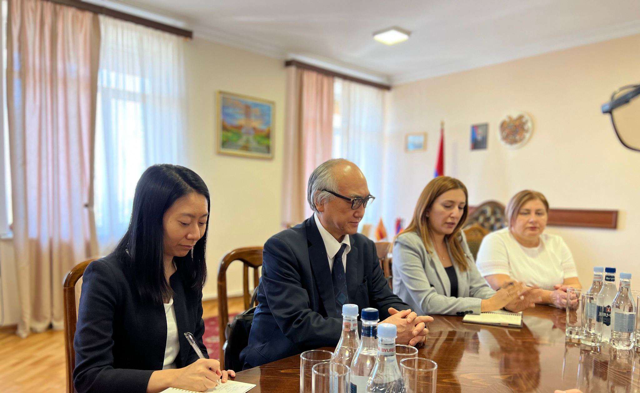 Կարևորվել է հայ-ճապոնական համագործակցությունը