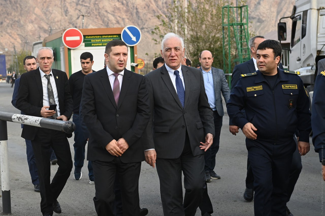 Նախագահ Վահագն Խաչատուրյանն այցելել է Մեղրիի մաքսակետ
