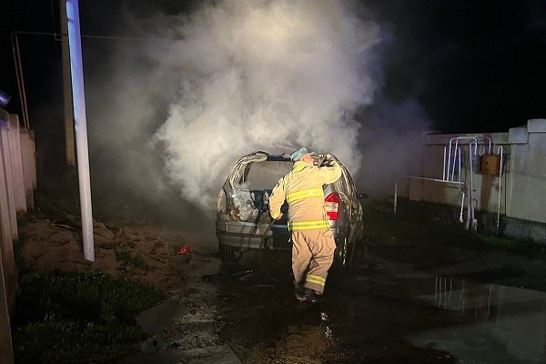Նորատուս գյուղում այրվել է «Opel» մակնիշի ավտոմեքենա