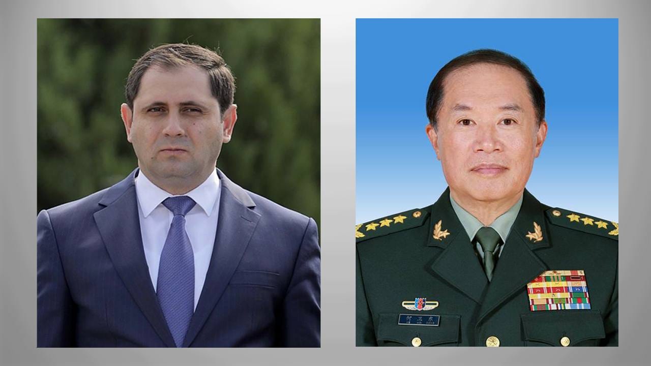 Сурен Папикян встретился с заместителем Центрального военного совета КНР