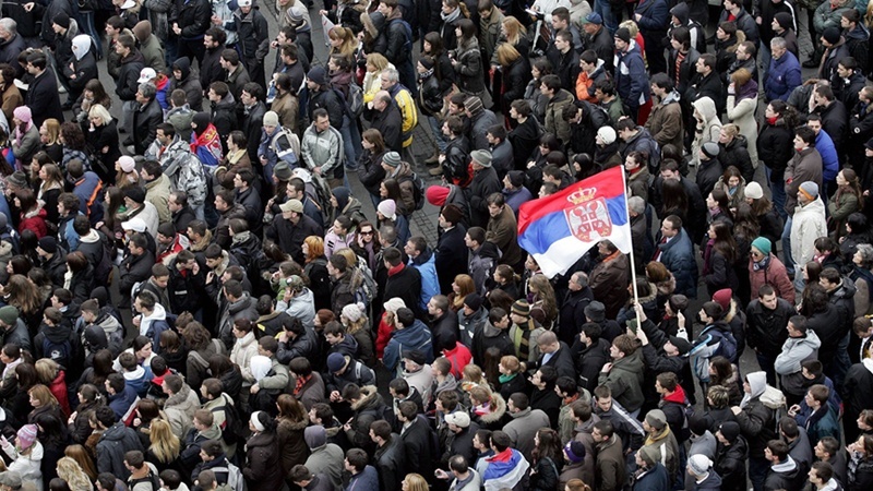 Սերբիայում շարունակվում են ընդդիմության բողոքի ցույցերը