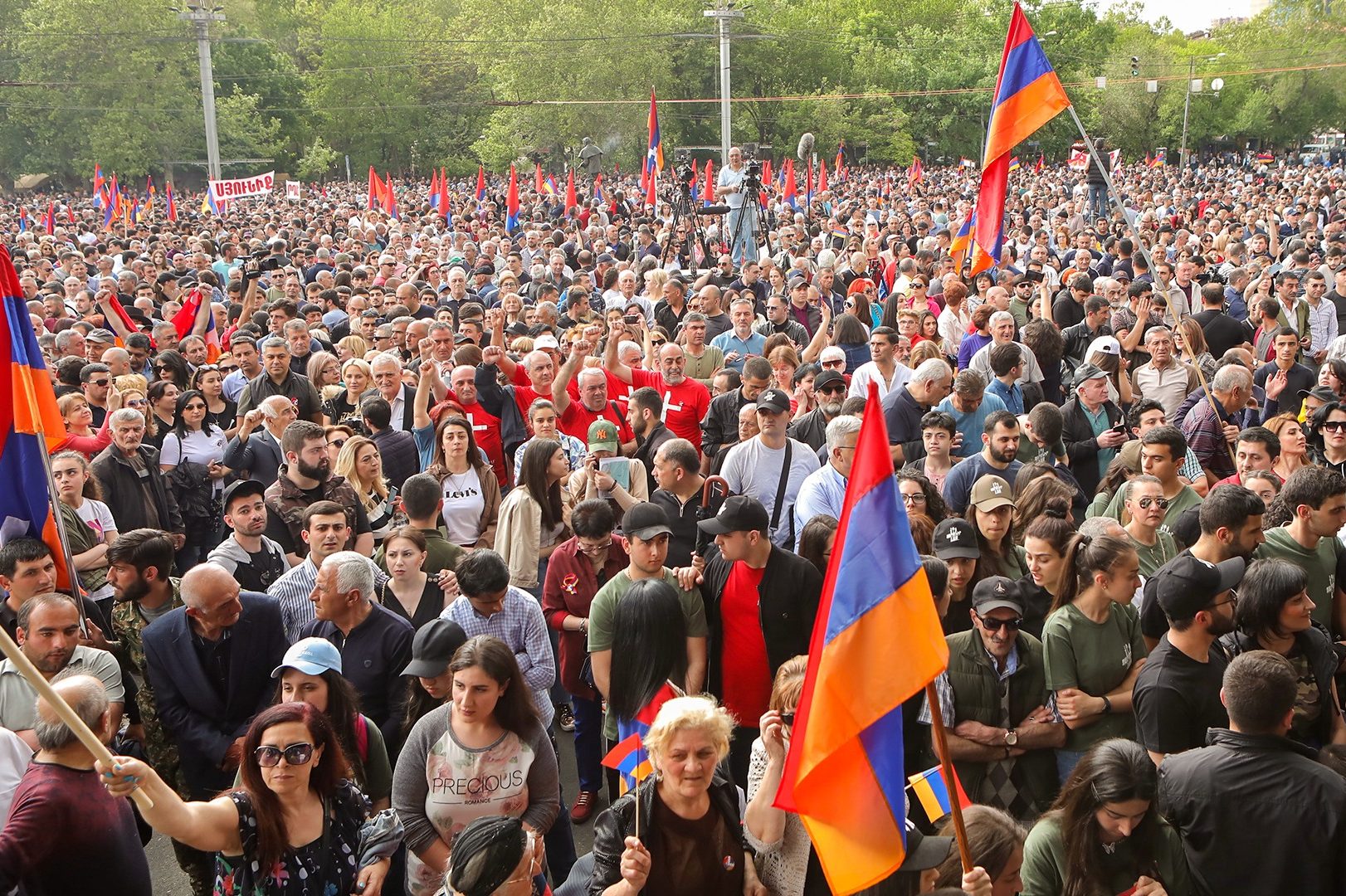 «Դիմադրություն» շարժման հանրահավաքը Ֆրանսիայի հրապարակում՝ ուղիղ
