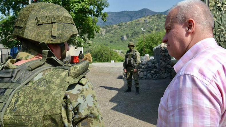 Сергей Копыркин: Российские пограничники заняли посты на наиболее чувствительных участках армяно-азербайджанской границы
