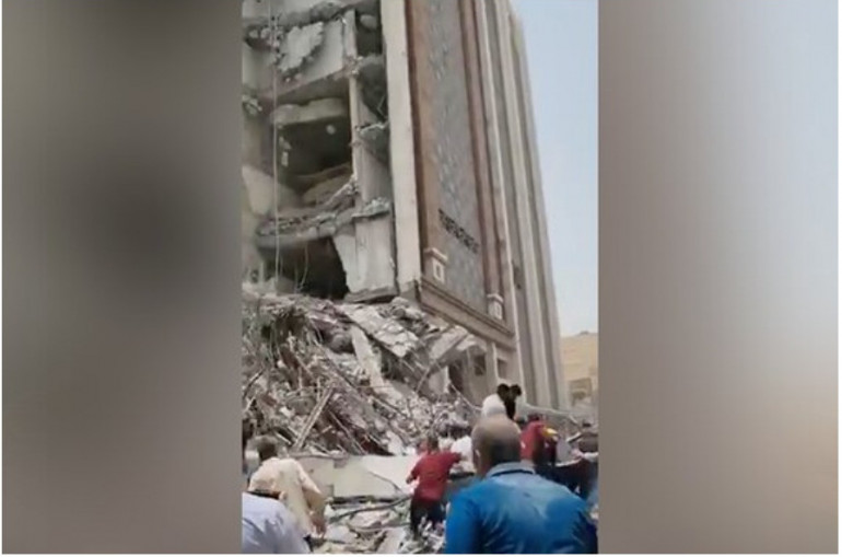 Իրանում փլուզվել է 10-հարկանի շենք, որում մոտ 150 մարդ է եղել. կան զոհեր և վիրավորներ