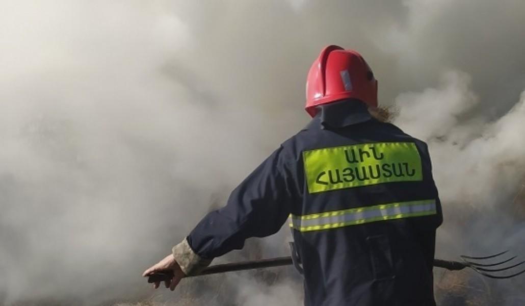 Տավուշի մարզի Վազաշեն գյուղում այրվել է մոտ 2 տոննա պահեստավորած անասնակեր