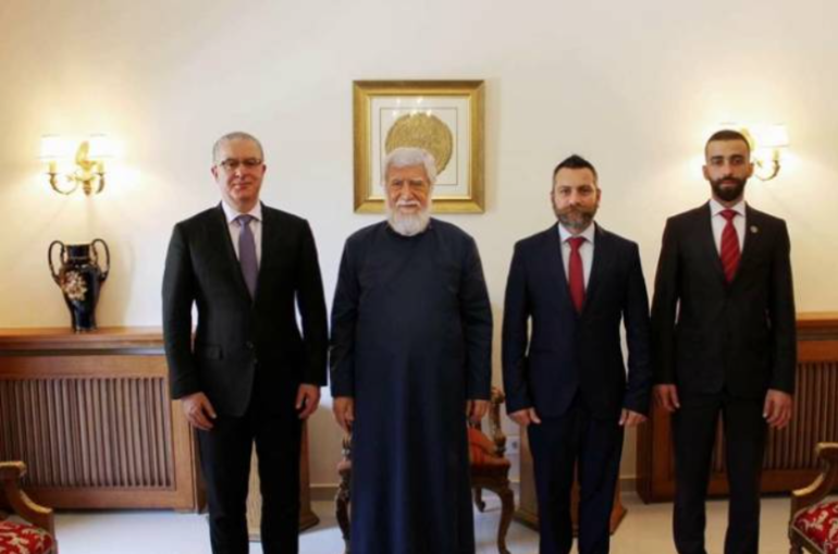 ՍԴՀԿ կենտրոնական վարչության ատենապետ Համբիկ Սարաֆյանի գլխավորած պատվիրակությունը այցելել է Արամ Ա կաթողիկոսին