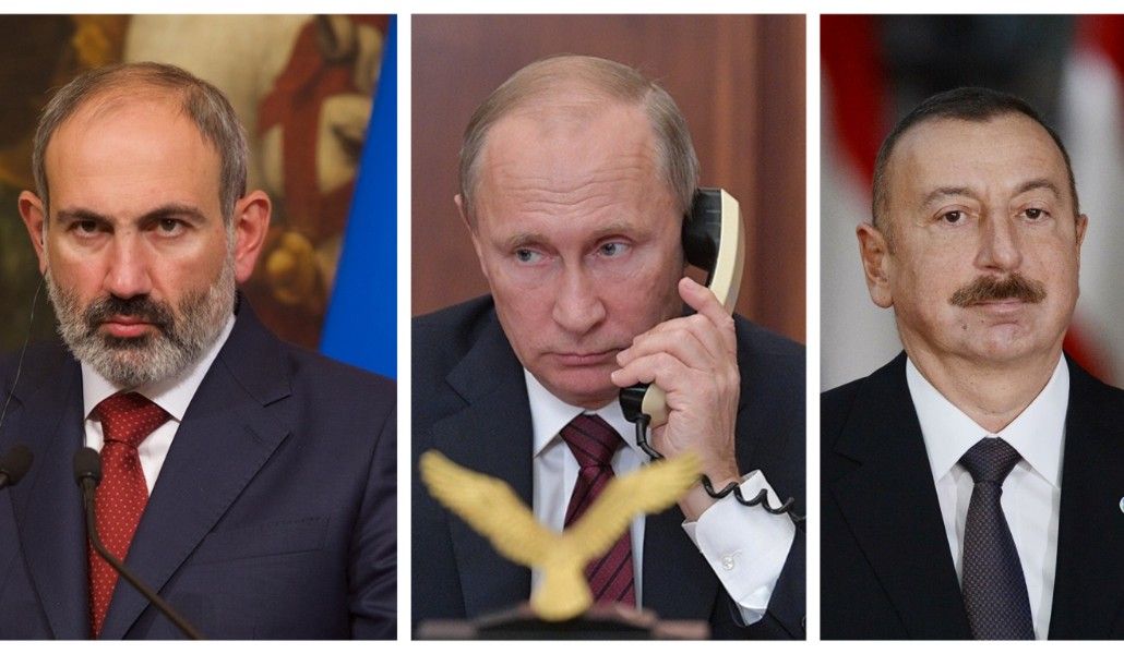 Путин обсудил с Пашиняном и Алиевым работу российских миротворцев в Карабахе и дальнейшие шаги по оказанию гуманитарной помощи населению