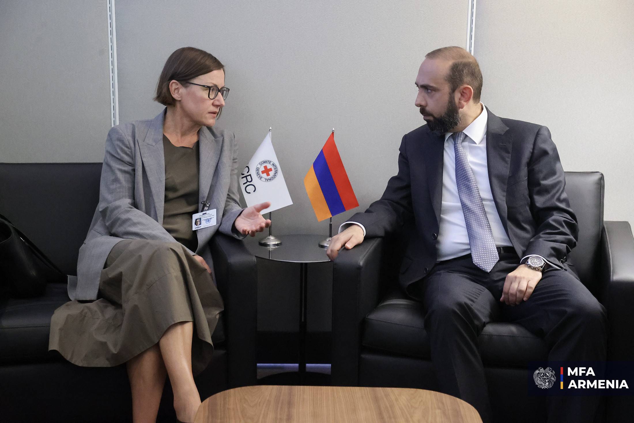 Միրզոյանը և ԿԽՄԿ նախագահը քննարկել են Ադրբեջանում պահվող հայ ռազմագերիների և պատանդառված քաղաքացիների ազատ արձակմանը վերաբերող հարցեր