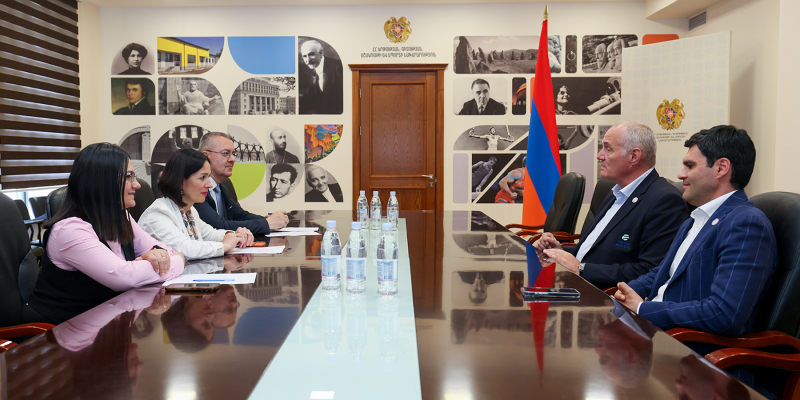 Ժաննա Անդրեասյանն ընդունել է թենիսի Եվրոպայի ֆեդերացիայի նախագահին
