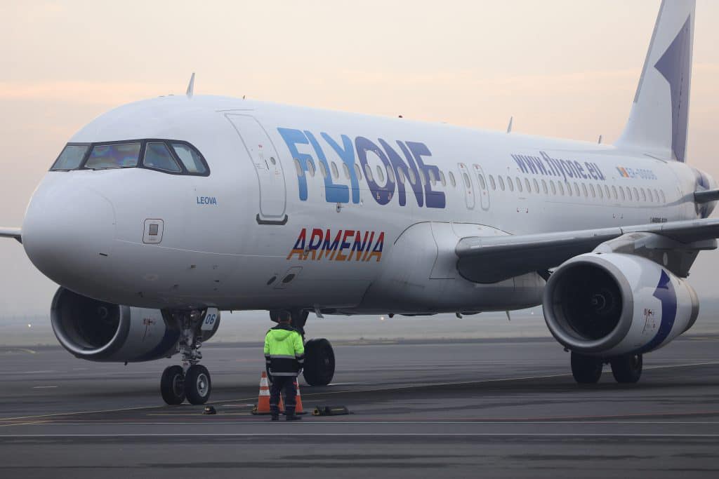 FLYONE ARMENIA ավիաընկերությունը մեկնարկել է Երևան -Լառնակա-Երևան- երթուղով չվերթերը