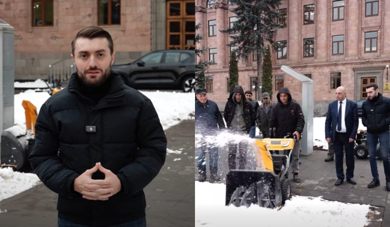 4 գործարար, չմերժելով խնդրանքս, Վանաձոր համայնքին նվիրաբերել են մայթեր մաքրող սարքեր. մարզպետ