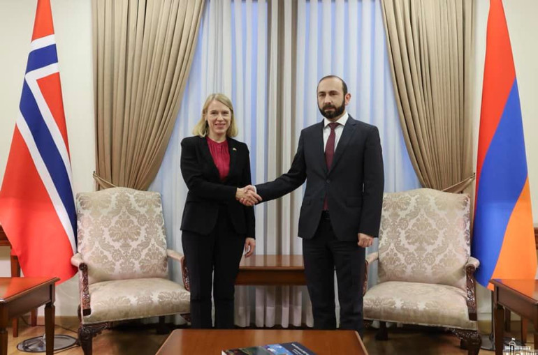 Մեկնարկել է Նորվեգիայի ԱԳ նախարար Աննիկեն Հյութֆիլդտի պաշտոնական այցը Հայաստան