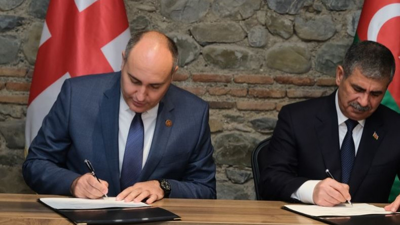 Վրաստանի և Ադրբեջանի պաշտպանության նախարարները ստորագրել են պաշտպանության ոլորտում երկկողմ համագործակցության ծրագիր