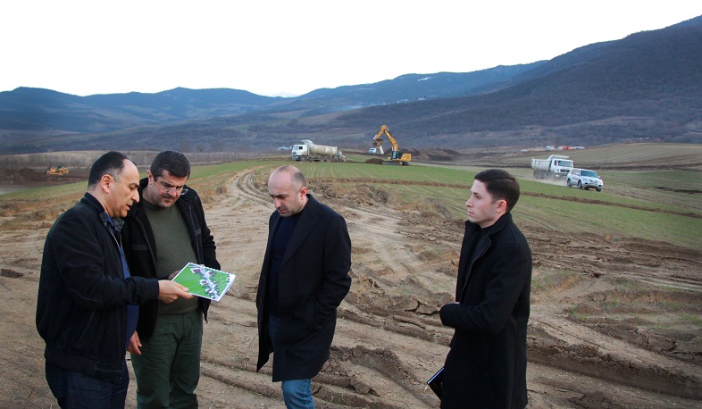Президент Арцаха ознакомился с работами по жилищному строительству в Аскеранском районе  