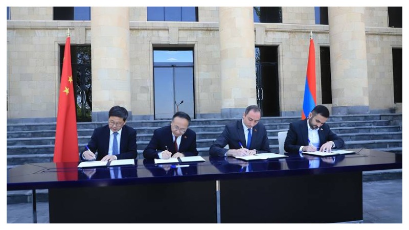 Հայաստանը և Չինաստանը պայմանագիր են ստորագրել Հանրայինի նոր հեռուստաստուդիայի կառուցման մասին