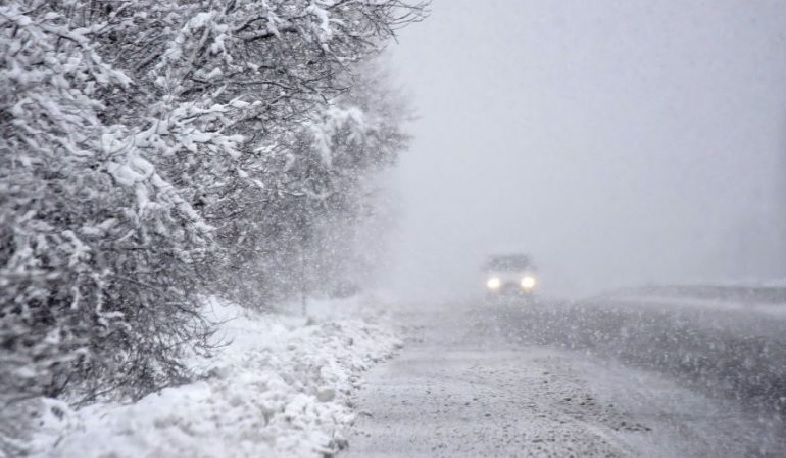 Ձյուն, բուք, մերկասառույց Հայաստանի ճանապարհներին