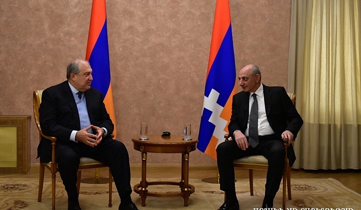 Արցախի և Հայաստանի նախագահները հանդիպել են