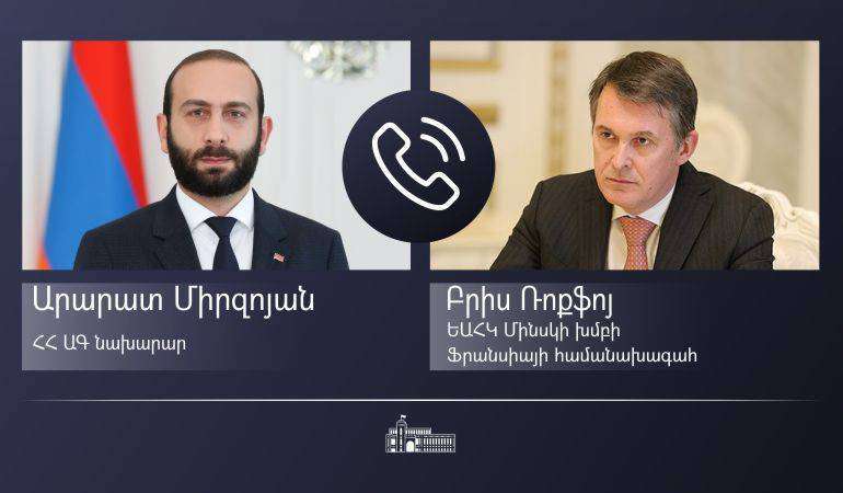 Арарат Мирзоян и Брис Рокфо обсудили перспективы установления безопасности и стабильности в регионе