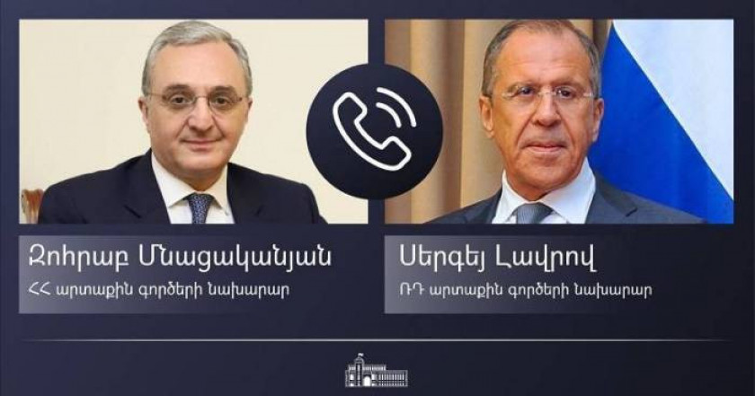 Зограб Мнацаканян и Сергей Лавров обсудили региональные события после июльских боев 