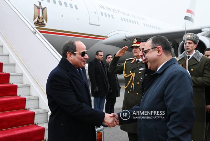 Եգիպտոսի նախագահ Աբդել Ֆաթահ էլ-Սիսին ժամանեց Երևան