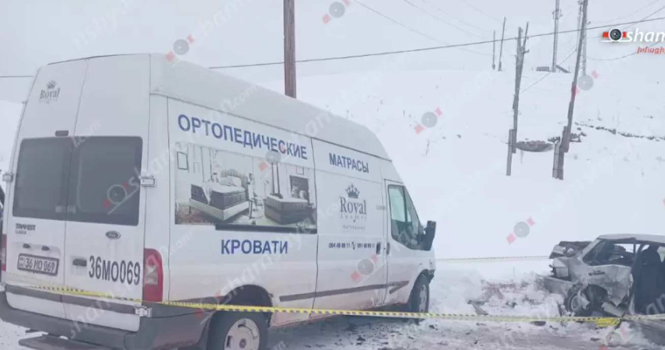Ալագյազ-Ջամշլու ճանապարհին բախվել են «Ford Transit» և «ՎԱԶ 21015»-ը. կա զnh