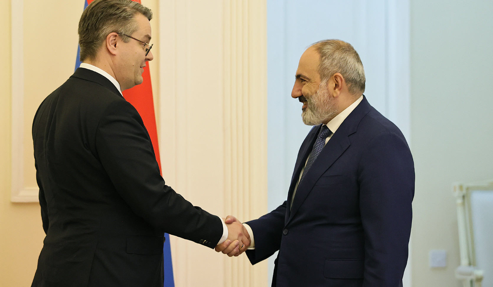 Премьер-министр Пашинян принял государственного министра иностранных дел ФРГ Тобиаса Линднера