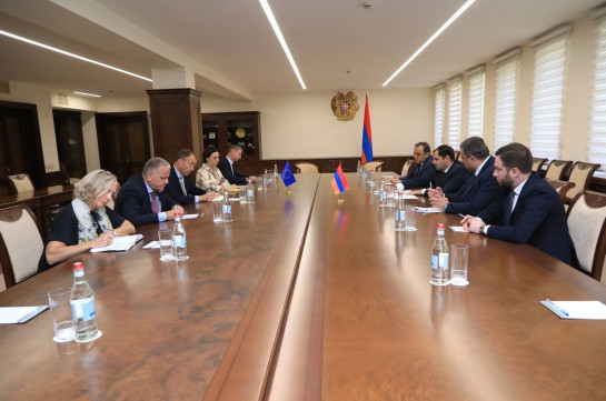 Սուրեն Պապիկյանը Տոյվո Կլաարի և ԵՄ պատվիրակության ղեկավարի հետ քննարկել է հայ-ադրբեջանական սահմաններին տիրող իրադրությունը