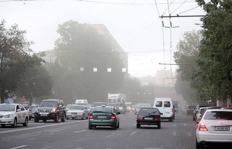 Մթնոլորտային օդում փոշու պարունակությունը գերազանցել է սահմանային թույլատրելի կոնցենտրացիան