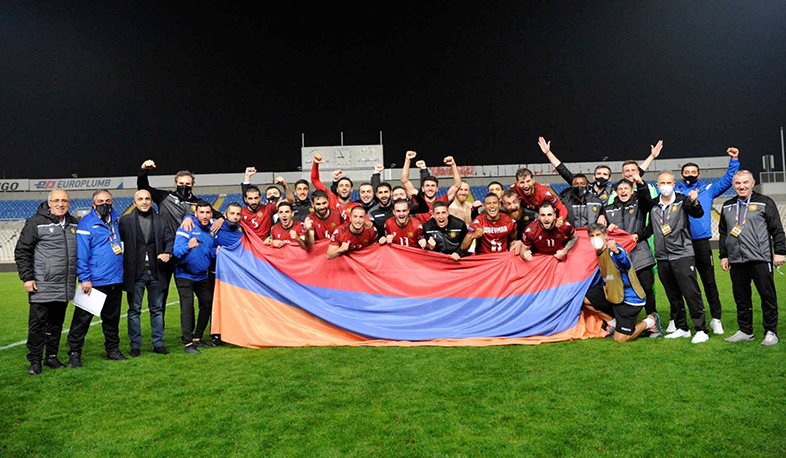 Հայաստանի ֆուտբոլի ընտրանին հաղթեց Հյուսիսային Մակեդոնիային և ենթախմբում գրավեց առաջին տեղը