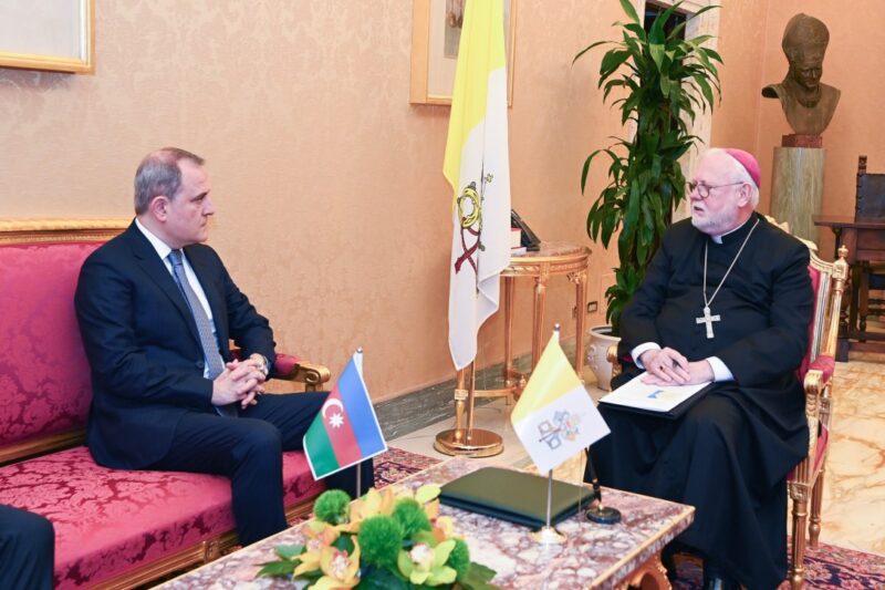 Բայրամովն ու Սուրբ Աթոռի ներկայացուցիչը քննարկել են ՀՀ-Ադրբեջան հարաբերությունների կարգավորման գործում արձանագրված առաջընթացը