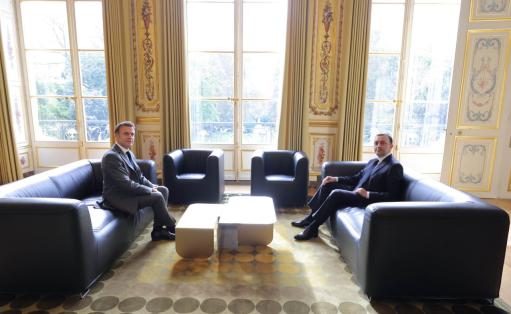 Փարիզում հանդիպել են Վրաստանի վարչապետը ու Ֆրանսիայի նախագահը