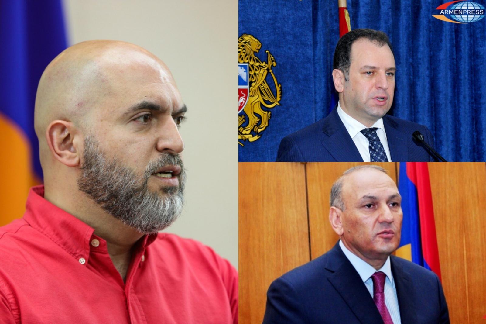 Պաշտոնեական լիազորությունների չարաշահման և փողերի լվացման գործով ձերբակալման որոշում է կայացվել Արմեն Աշոտյանի, Վիգեն Սարգսյանի, Գագիկ Խաչատրյանի, այլ անձանց նկատմամբ