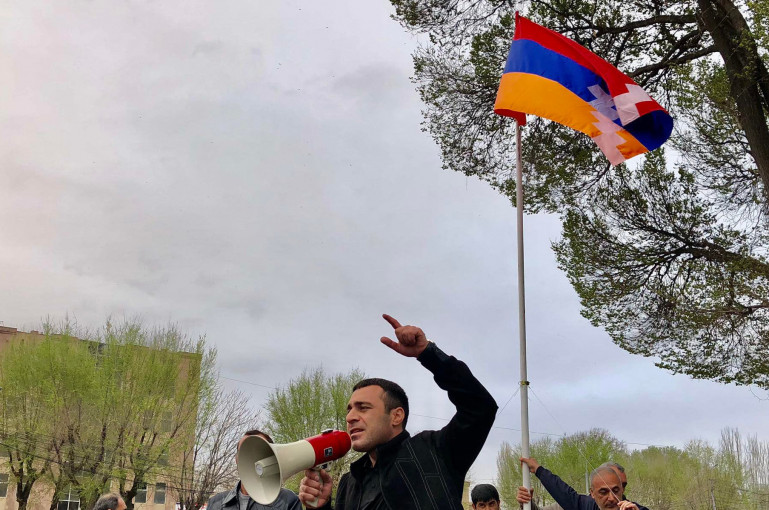 В Спитаке и Арташате прошли акции оппозиции в поддержку Арцаха